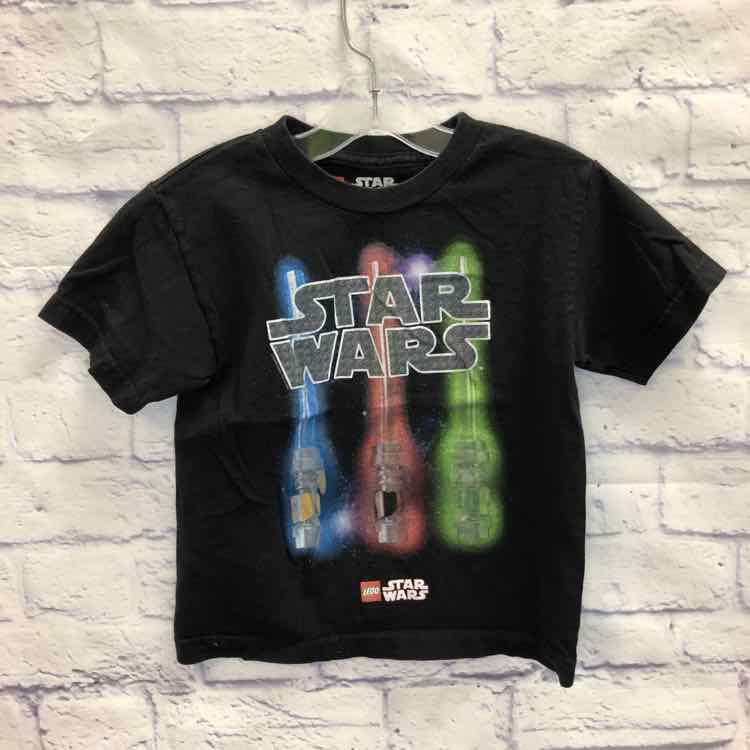 Star Wars Black Size 5 Boys Short Sleeve Shirt