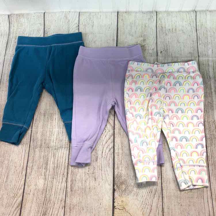 Cloud Island Multi-Color Size 3-6 Months Girls Pants
