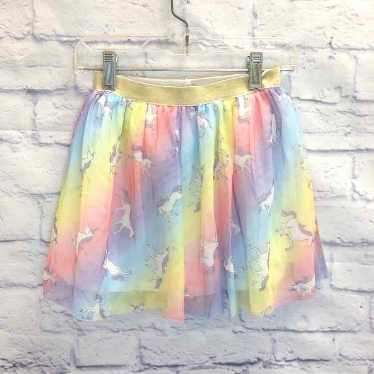 CartersRainbow Unicorn Size 7 Girls Skirt