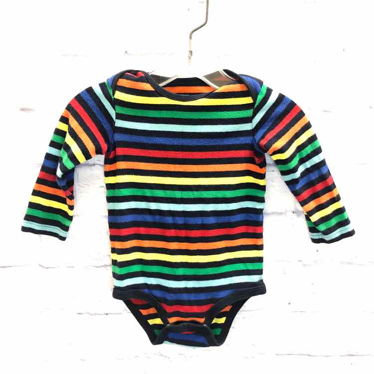 Primary Stripe Size 9-12 Months Boys Bodysuit