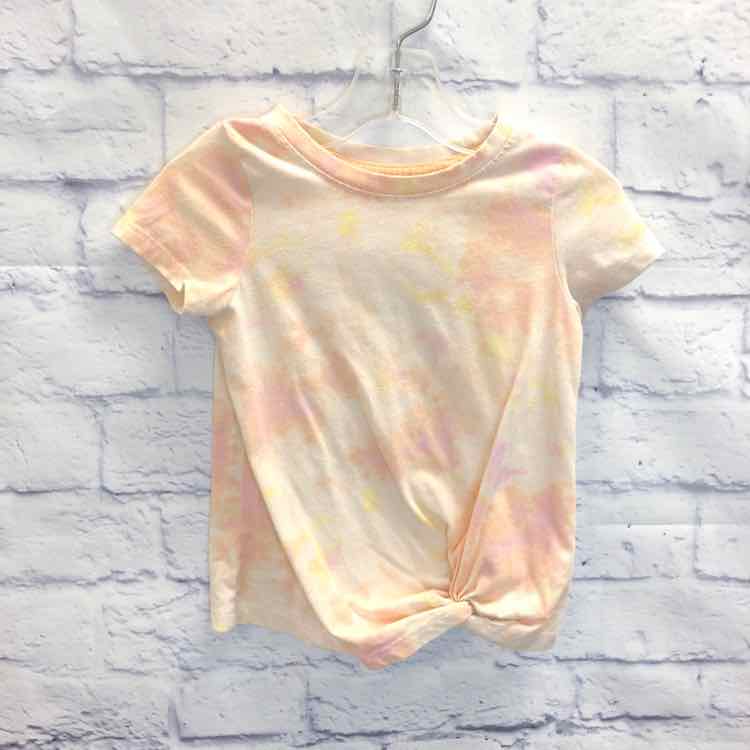 Cat & Jack Peach Size 2T Girls Short Sleeve Shirt