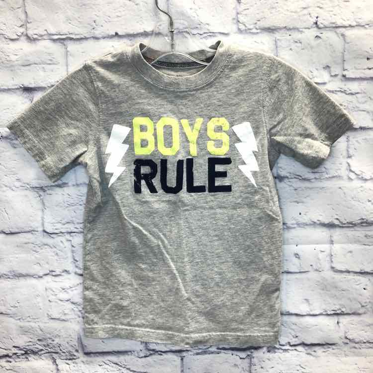 Carters Gray Size 4T Boys Short Sleeve Shirt