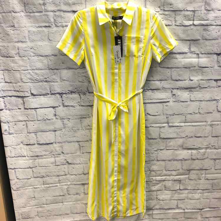 Awesome by Someone Yellow Size 16 Girls Dress