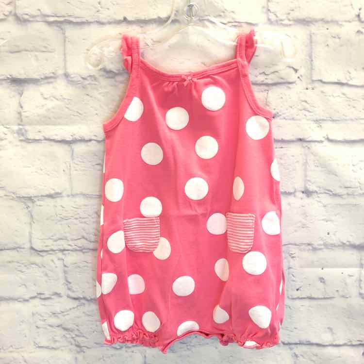 Carters Pink Size 9 Months Girls Romper
