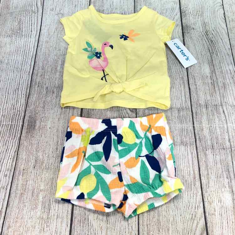 Carters Yellow Size 3 Months Girls 2 Piece Outfit