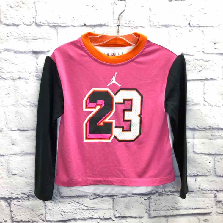 Jordan Pink Size 6 Girls Long Sleeve Shirt