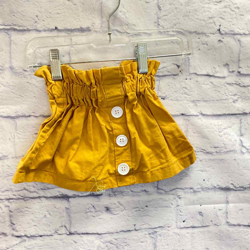 Mustard Size 9 Months Girls Skirt