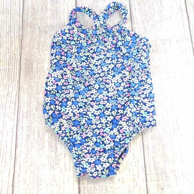 Carters Blue Size 6-9 Months Girls Swimsuit