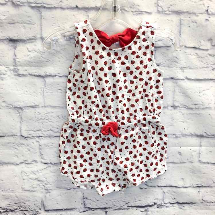 First Impressions Red Size 12 Months Girls Romper