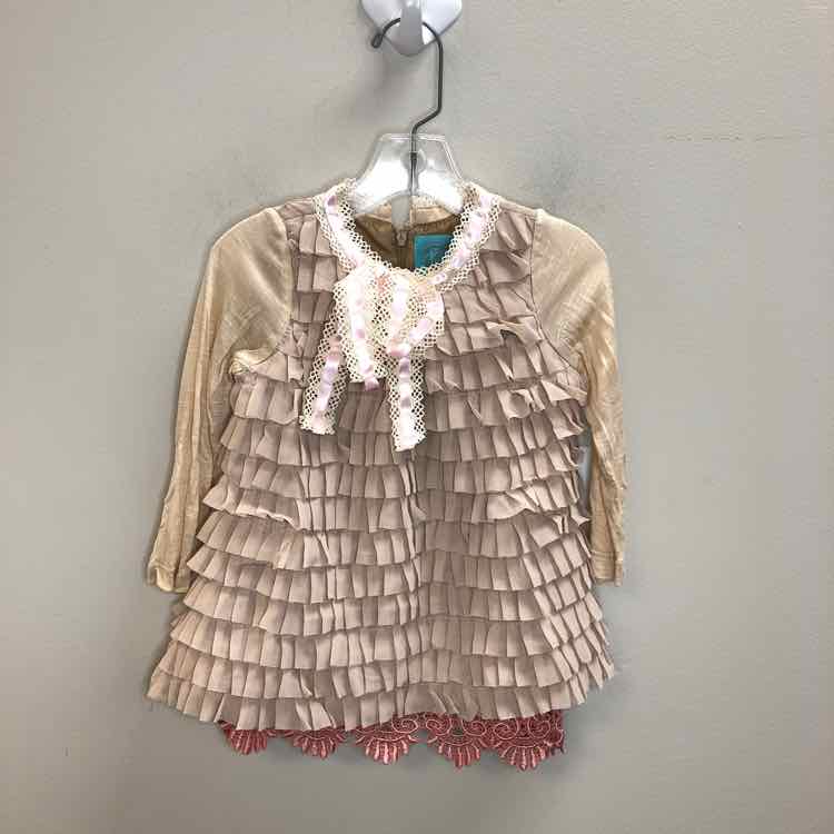 Kalliope Kids Tan Size 2T Girls Dress