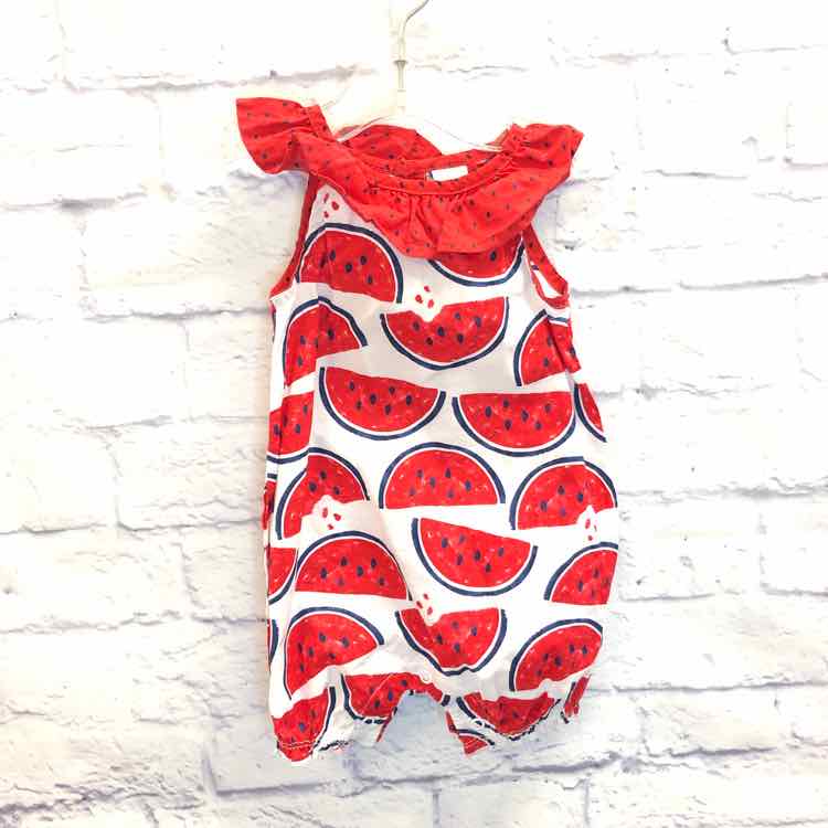Just One You Red Size 6 Months Girls Romper