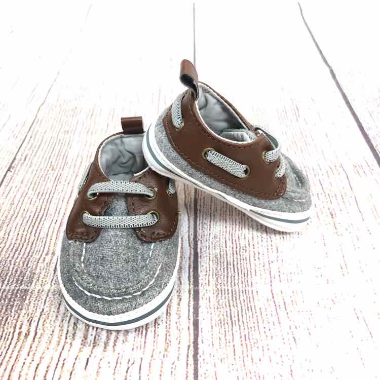 Carters Gray Size Newborn Boys Casual Shoes