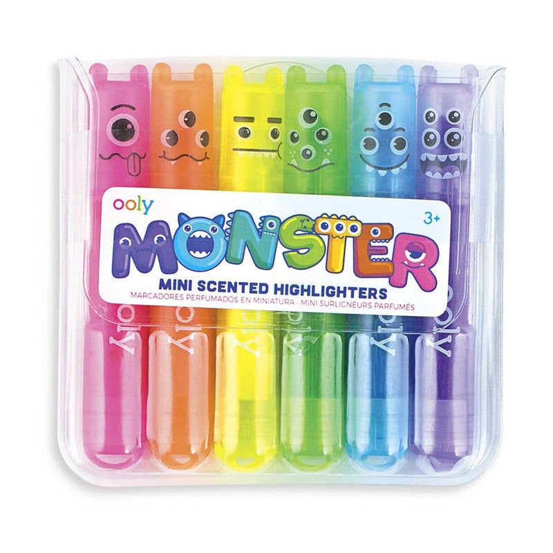 Ooly Mini Scented Monster Highlighters Art Supplies