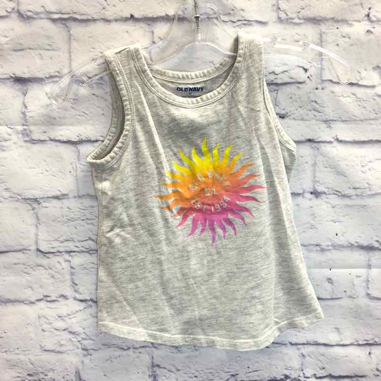 Old Navy Gray Size 4T Girls Tank Top
