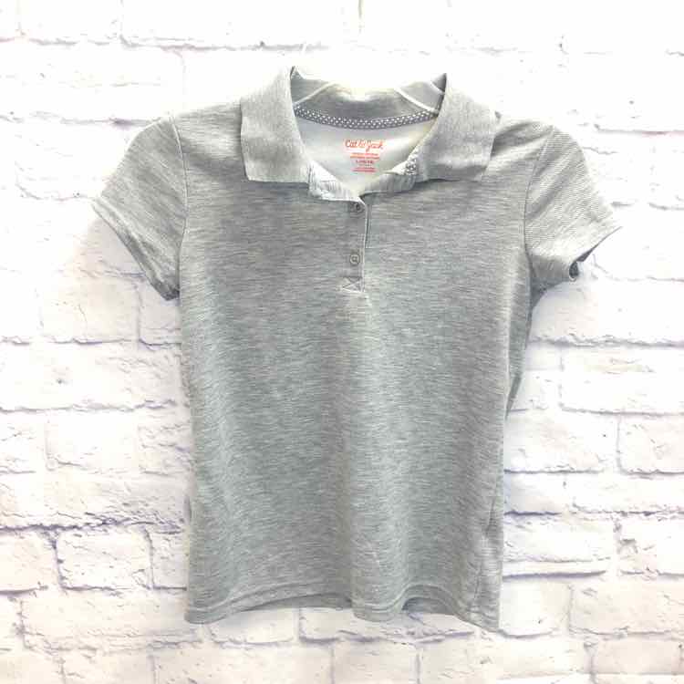 Cat & Jack Gray Size 10 Girl Polo or Button Down