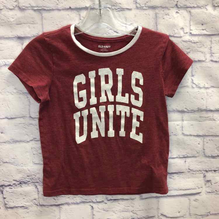 Old Navy Red Size 10 Girls Short Sleeve Shirt