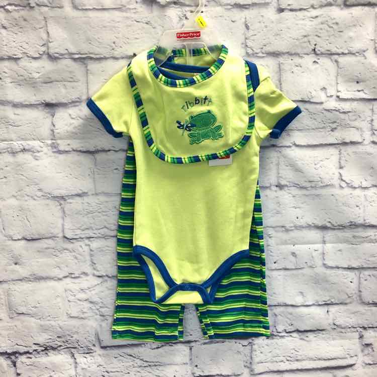 Fisher Price Green Size 6-9 Months Boys 3 Piece Outfit